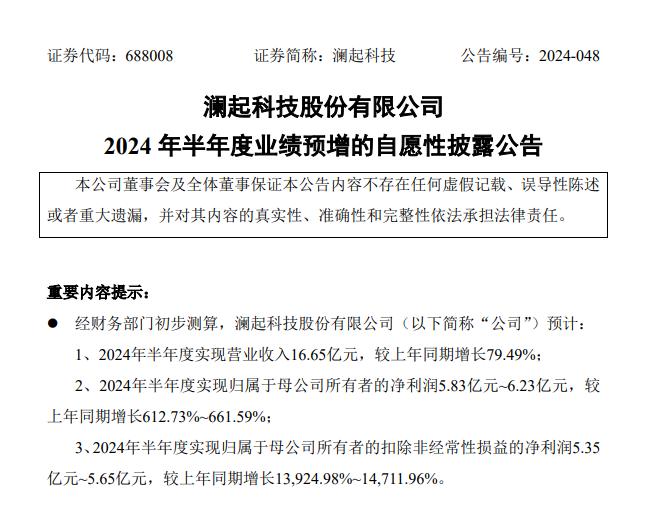 澜起科技上半年净利润预增6倍 大股东英特尔1年减持3次  第2张